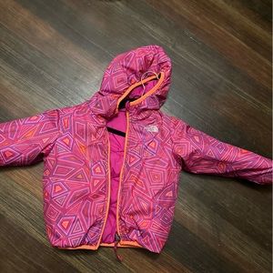 North face reversible toddler jacket.